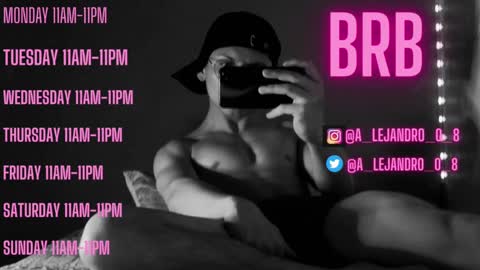 Snapshot of a_lejandro_08 chatting on February 9, 12:19 pm alejo online show from February 9, 12:19 pm