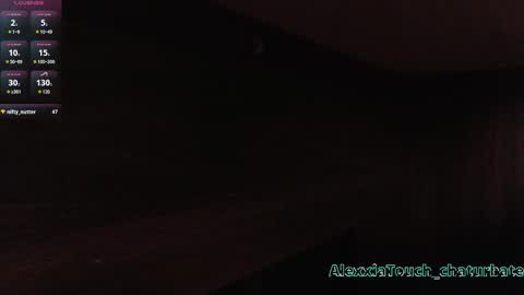 AlexxiaTouch online show from November 28, 2:30 am