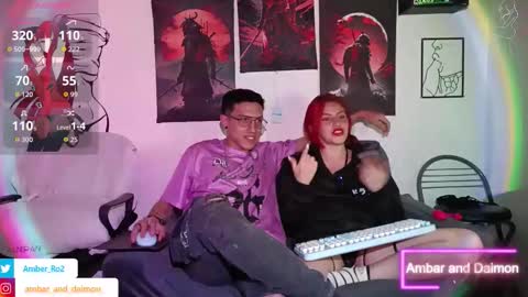 AMBAR AND DAIMON online show from September 26, 11:40 am