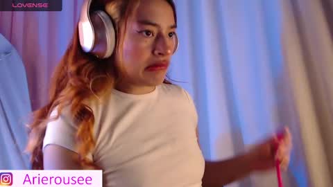 Snapshot of arie_rousee_sub chatting on January 22, 4:13 am ARIE online show from January 22, 4:13 am