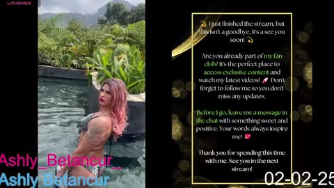 Snapshot of ashlybetancurxxx chatting on February 2, 9:40 am Ashly Betancur  online show from February 2, 9:40 am