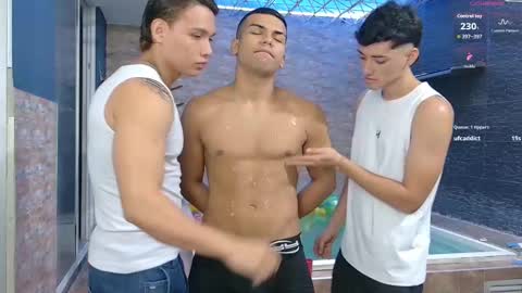 Snapshot of boysgang_sex chatting on October 22, 12:07 pm Angelo Mark Fernando Taylor online show from October 22, 12:07 pm