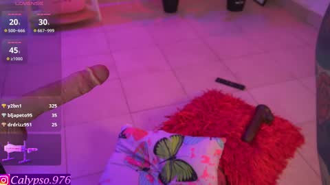 Snapshot of calypso_and_ge1 chatting on February 25, 6:33 pm Calypso and Kayla online show from February 25, 6:33 pm