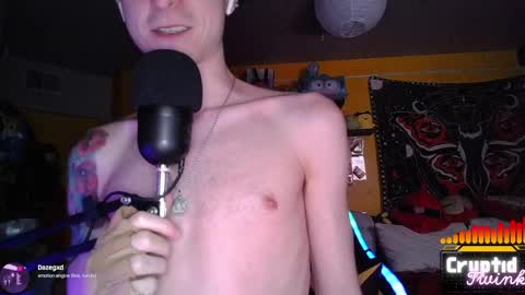 CryptidTwink online show from April 10, 6:30 am