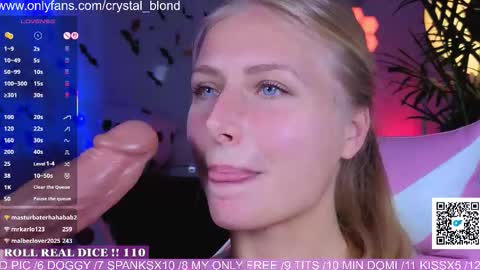 Crystal online show from October 10, 12:05 am