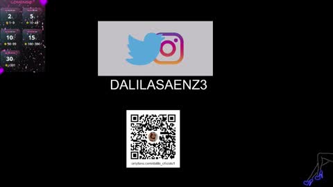 Snapshot of dalila_oficials chatting on March 7, 11:18 am   online show from March 7, 11:18 am