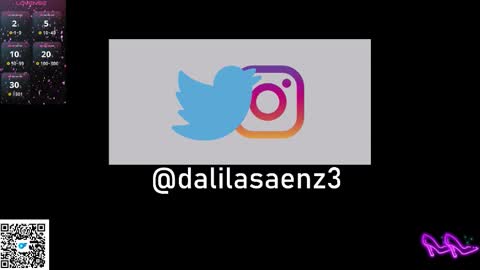 Snapshot of dalila_oficials chatting on September 14, 12:06 pm   online show from September 14, 12:06 pm