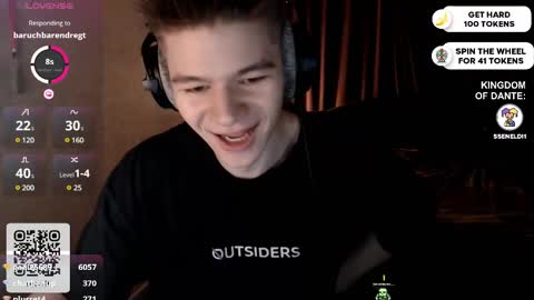 Daniel online show from February 21, 9:22 pm