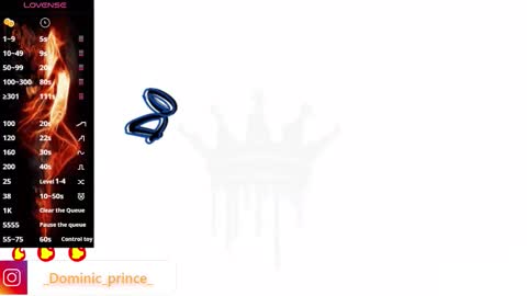 DOMINIC PRINCE   online show from October 6, 5:47 am