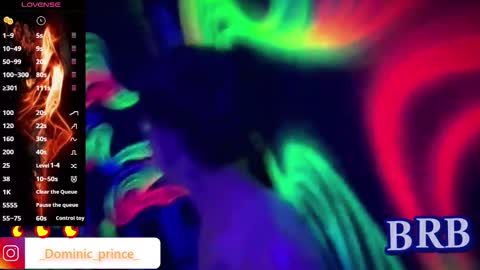 DOMINIC PRINCE   online show from October 13, 6:32 pm