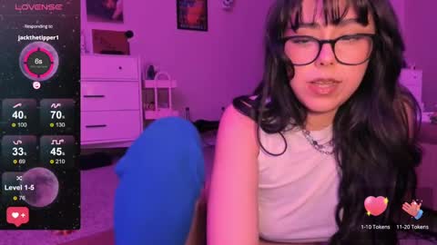 Snapshot of evie_luna chatting on February 12, 2:24 am Evie Luna online show from February 12, 2:24 am