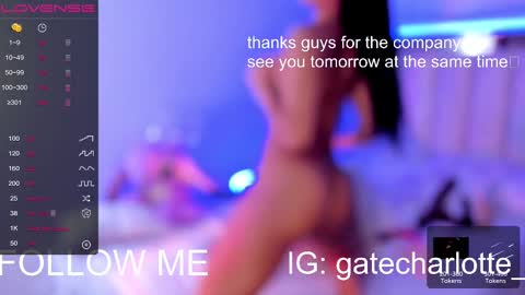 gatecharlotte_ online show from February 27, 7:30 am