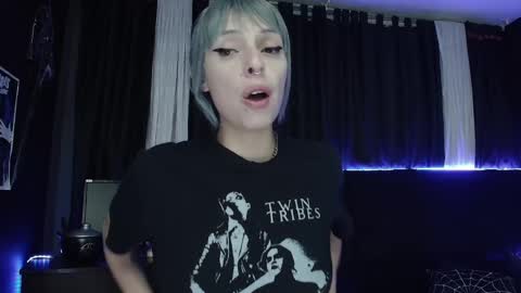 Snapshot of goddess_mortem chatting on October 2, 11:47 pm Mortem model independientfollow me on my telegram channel online show from October 2, 11:47 pm