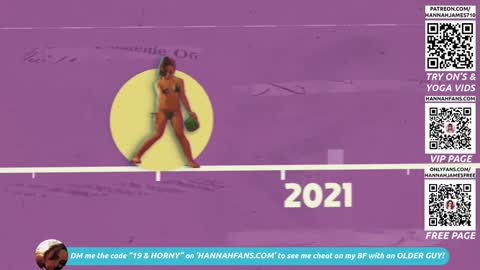 Hannah James online show from December 15, 2:02 pm