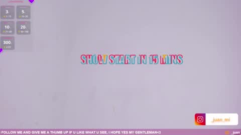 Juan Miguel online show from October 28, 11:11 am