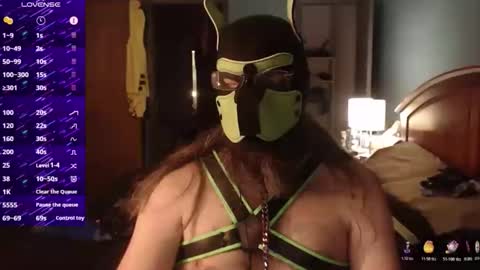 kinkywolf87 online show from October 26, 4:24 am