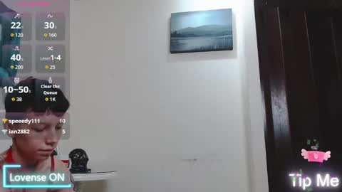 Liam  online show from October 10, 8:57 pm