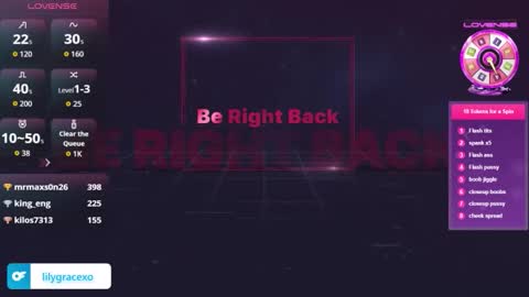 Lily Grace online show from February 8, 3:54 am