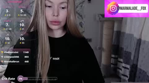 Marmalade Fox online show from March 18, 6:03 pm