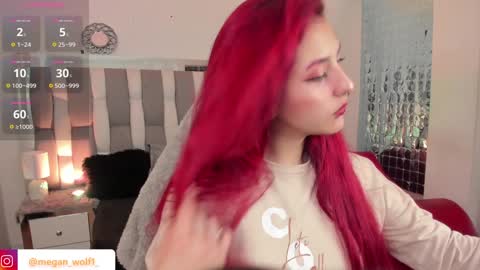 Snapshot of megan_wolf_1 chatting on December 11, 11:00 pm  Megan  Online 1200am To 600 am Colombian time online show from December 11, 11:00 pm