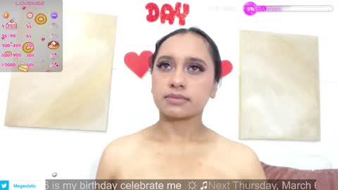 MEGAN  online show from March 1, 12:34 pm