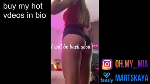 Mia Martskaya online show from June 23, 6:03 pm