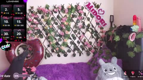 Midori 7u7 online show from February 6, 2:58 pm