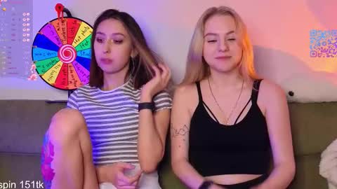 MilaBlack and  StacyBlonde Today unboxing Lovens OMG online show from February 21, 8:45 pm