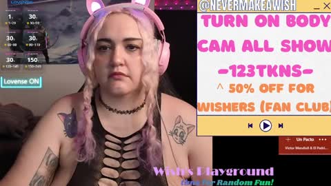 Wishs Playground online show from April 9, 9:04 am