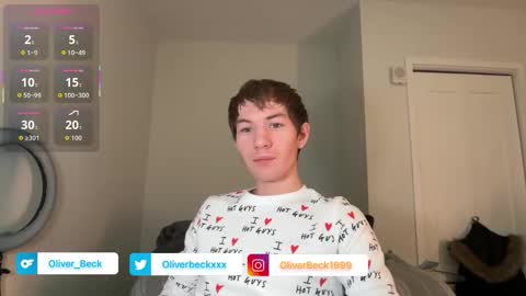 Oliver Beck online show from January 15, 7:44 pm