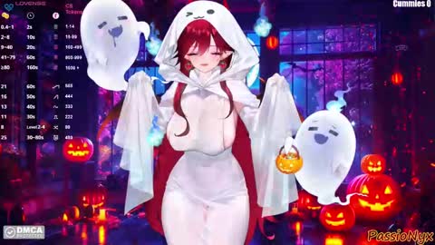 Snapshot of passionyx chatting on October 25, 3:40 am Succubus Nyx online show from October 25, 3:40 am