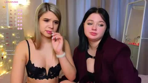 Lora black  and Lili blonde welcome you here online show from March 4, 11:40 am