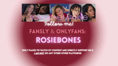 Snapshot of rosiebones chatting on October 7, 9:11 pm Rosie Bones online show from October 7, 9:11 pm