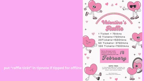 Snapshot of rosiebones chatting on February 1, 7:02 pm Rosie Bones online show from February 1, 7:02 pm