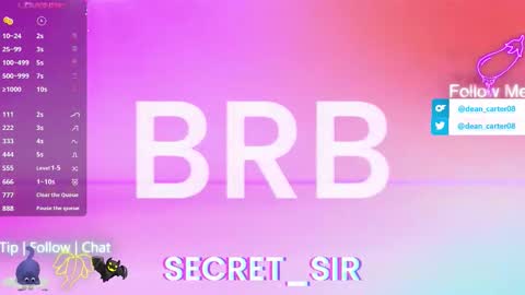 Dean Carter online show from February 1, 11:46 pm