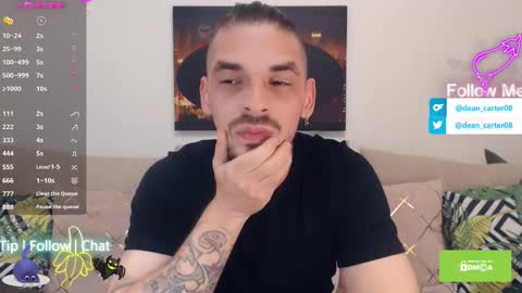 Dean Carter online show from September 29, 10:20 pm