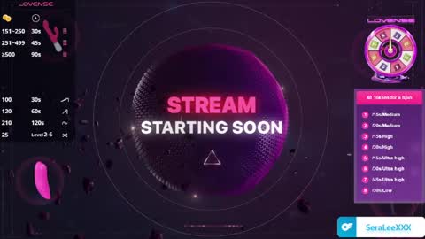 SeraLeeXXX online show from June 5, 6:35 pm