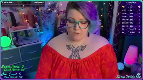 Siren Wilde online show from July 21, 3:19 am