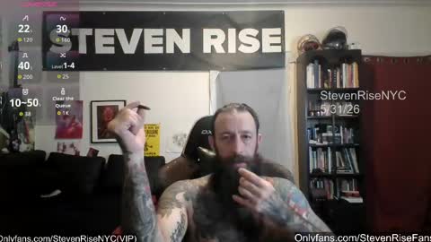 StevenRiseNYC online show from June 1, 1:40 am