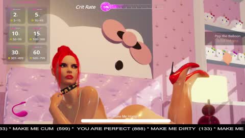  MISTRESS LISA  FIRST 3DXCHAT CAMGIRL   3dxchat anime gaming mistress domina online show from March 2, 9:22 pm