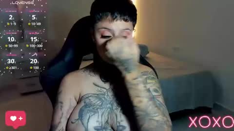 Snapshot of tatoo_girl chatting on October 7, 6:59 pm jess online show from October 7, 6:59 pm