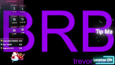 Snapshot of trevor_vinc chatting on February 9, 3:56 pm trevor online show from February 9, 3:56 pm