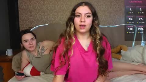 Snapshot of twobabesweet chatting on February 16, 5:37 am Welcome guys We Lili and Vic  PVT open online show from February 16, 5:37 am