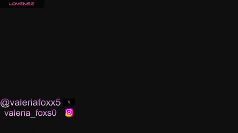 Valeriafoxx online show from May 19, 11:01 pm