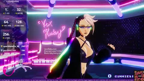 Vex Ruby online show from April 26, 12:30 am