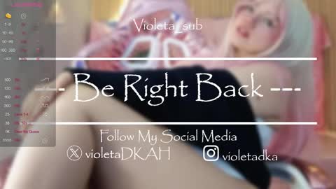 Snapshot of violeta_sub chatting on October 20, 1:05 pm IG violeta sub online show from October 20, 1:05 pm
