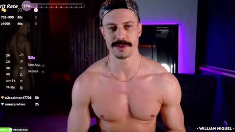 William Miguel online show from April 24, 1:51 am